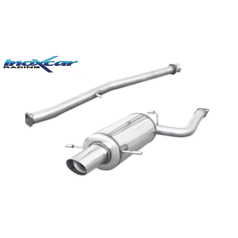 Tubo centrale diretto e Posteriore con uscita diam. 100 RACING – 76 SUBARU IMPREZA 4WD 2.0 GT TURB