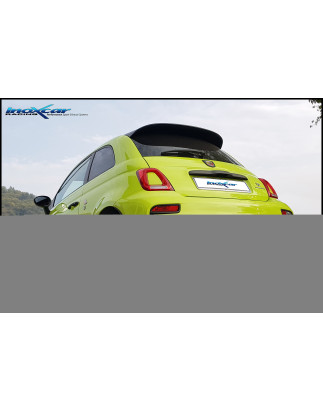 Posteriore con uscita diam. 100 BLACK CERAMIC DX SX ABARTH 595 1.4 TURBO T-JET – 2012 160CV (Cod. 