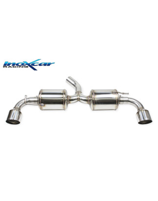 Posteriore 2 silenziatori con uscita diam. 100 RACING DX SX – saldatura TIG 2020 261CV Toyota YARI