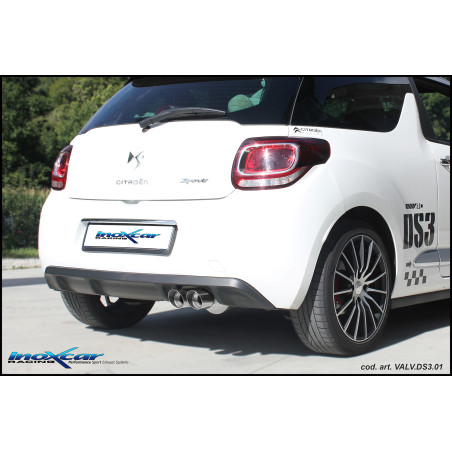 Posteriore silenziato con uscita 2 x diam. 80 RACING e Valvola kit depressione telecomando CITROEN D