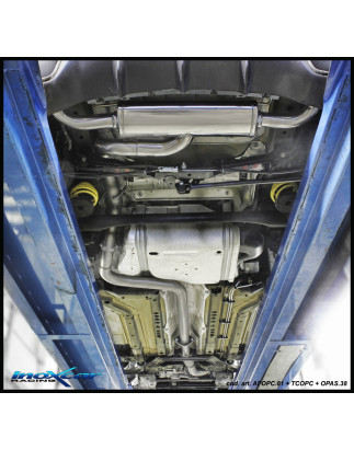Posteriore silenziato uscita DX SX – Diam. 76 da montare insieme all'articolo TCOPC.76 / TCSOPC.76