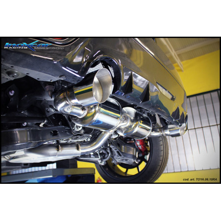 Posteriore 2 silenziatori con uscita diam. 100 BLACK CERAMIC DX SX – 2020 261CV Toyota YARIS (Cod.
