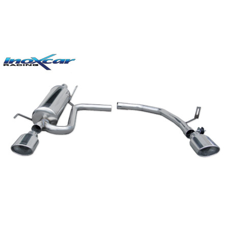 Posteriore DUPLEX con uscita ovale 120x80 mm 1.4 T-JET – 2007 155CV Abarth GRANDE PUNTO (Cod. I-TW