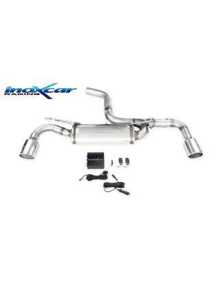 Posteriore DUPLEX con uscita diam.102 X-RACE e Valvola – 2017 150CV Volkswagen GOLF 7.5 (Cod. I-VA