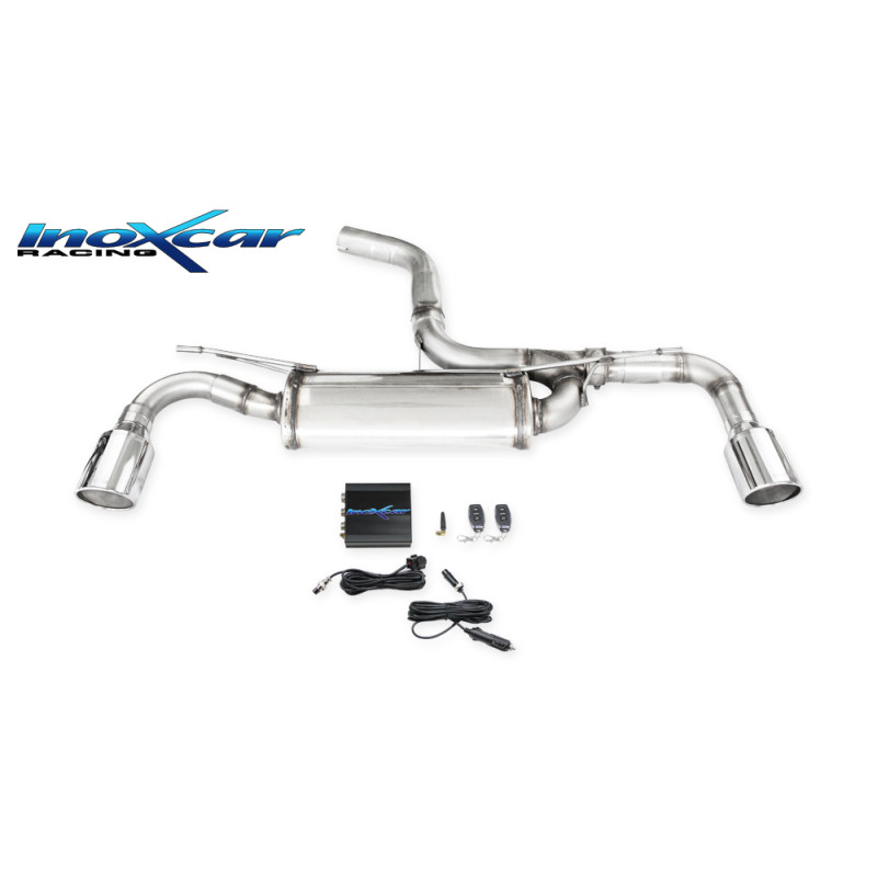 Posteriore DUPLEX con uscita diam.102 X-RACE e Valvola – 2017 150CV Volkswagen GOLF 7.5 (Cod. I-VA