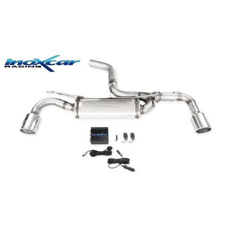 Posteriore DUPLEX con uscita diam.102 X-RACE e Valvola – 2017 150CV Volkswagen GOLF 7.5 (Cod. I-VA