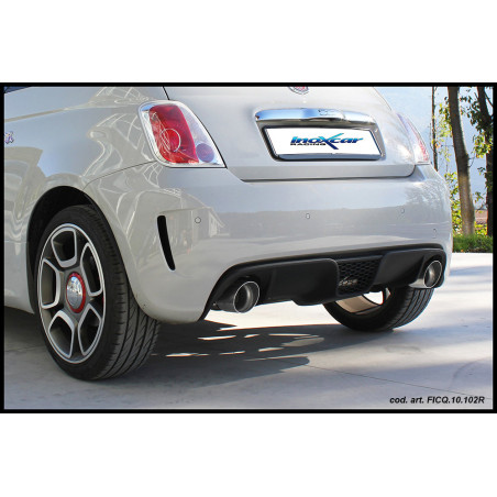Posteriore con uscita 2 x diam. 60 RACING DX SX ABARTH 695 TRIBUTO FERRARI – 2009 180CV (Cod. I-FI