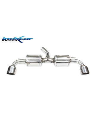 Posteriore 2 silenziatori con uscita diam. 110 X-RACE DX SX – 2020 261CV Toyota YARIS (Cod. I-TOYA