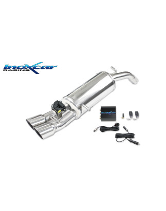 Posteriore silenziato con uscita 2 x diam. 80 RACING e Valvola PEU – 2013 200CV Peugeot 208 (Cod. 