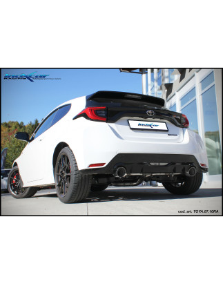 Posteriore con uscita diam. 100 RACING DX SX e Valvola – 2020 261CV Toyota YARIS (Cod. I-VALV.YARI