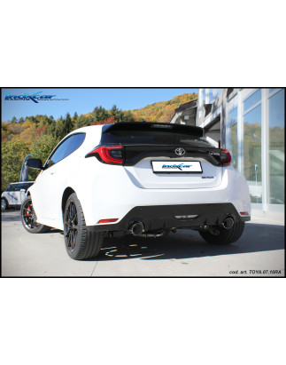 Posteriore con uscita diam. 100 RACING DX SX e Valvola – 2020 261CV Toyota YARIS (Cod. I-VALV.YARI