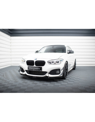 SPLITTER RACING ANTERIORE V.1 BMW 1 F20/F21 M-Power FACELIFT (Cod. M-BM-1-F20F-M-CNC-FD1A)