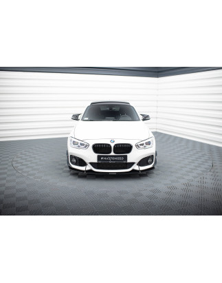 SPLITTER RACING ANTERIORE V.1 BMW 1 F20/F21 M-Power FACELIFT (Cod. M-BM-1-F20F-M-CNC-FD1A)
