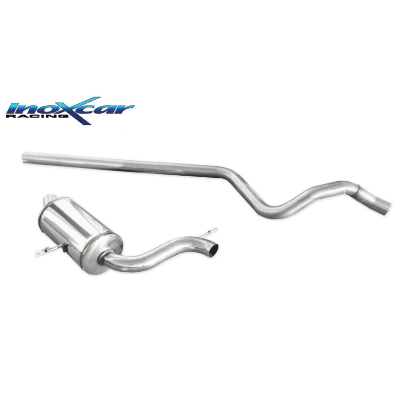 Tubo centrale diretto e Posteriore – Diam. 70 RENAULT MEGANE III COUPE 2.0 RS TURBO 2010 250CV (Co