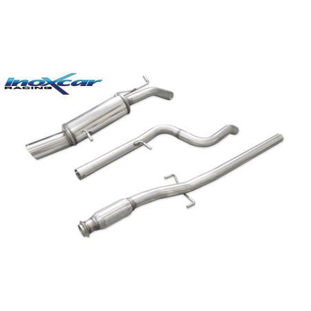 Tubo centrale diretto e Posteriore con uscita diam. 100 RACING – 63 PEUGEOT 208 GTI 1.6 16V TURBO 