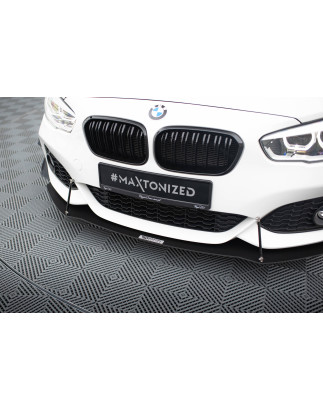 SPLITTER RACING ANTERIORE V.1 BMW 1 F20/F21 M-Power FACELIFT (Cod. M-BM-1-F20F-M-CNC-FD1A)