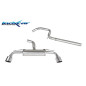 Tubo centrale diretto e Terminale con uscita diam. 100 RACING DX SXTubazione maggiorata 76mm VOLKSWA