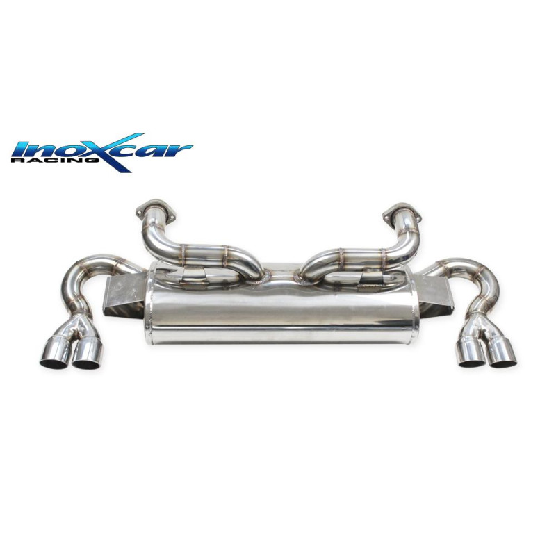 Posteriore silenziato con uscita 2 x diam. 60 RACING DX SX FERRARI MONDIAL T 3.4 – 1989 (Cod. I-FE