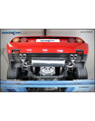 Posteriore silenziato con uscita 2 x diam. 60 RACING DX SX FERRARI MONDIAL T 3.4 – 1989 (Cod. I-FE