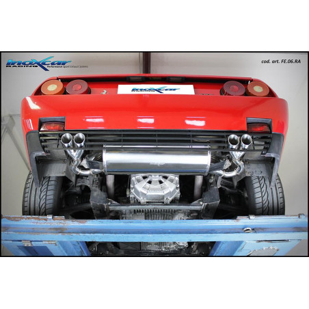 Posteriore silenziato con uscita 2 x diam. 60 RACING DX SX FERRARI MONDIAL T 3.4 – 1989 (Cod. I-FE