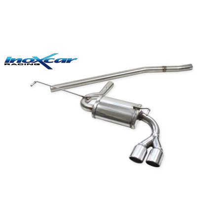 Posteriore con uscita 2 x diam. 80 X-RACE FIAT 500X 1.0 – 2019 120CV (Cod. I-FICQ.20.XR80)