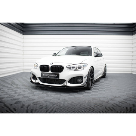 SPLITTER RACING ANTERIORE V.2 BMW 1 F20/F21 M-Power FACELIFT (Cod. M-BM-1-F20F-M-CNC-FD2A)