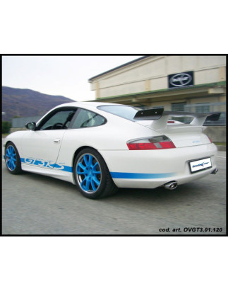 Posteriore con uscita ovale 120x80 OBLIQUO DX SX PORSCHE 911 SERIE 996 GT3 RS – 2003-2004 381CV (C