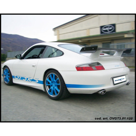 Posteriore con uscita ovale 120x80 OBLIQUO DX SX PORSCHE 911 SERIE 996 GT3 RS – 2003-2004 381CV (C