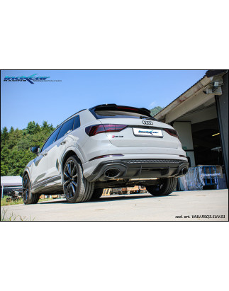 Tubo centrale diretto e Terminale silenziato – 2020 Audi RS Q3 SUV (Type F3) (Cod. I-VALV.RSQ3.SUV
