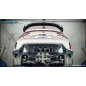 Tubo centrale silenziato e Terminale con uscite centrali 3 x diam 114 RACING BLACK CERAMIC Vavol –