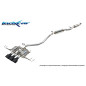 Tubo centrale silenziato e Terminale con uscite centrali 3 x diam 114 RACING BLACK CERAMIC Vavol –