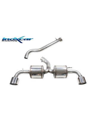 Tubo centrale diretto+ Adattatore e Posteriore 2 silenziatori con uscita diam. 114 RACING DX SX TOYO