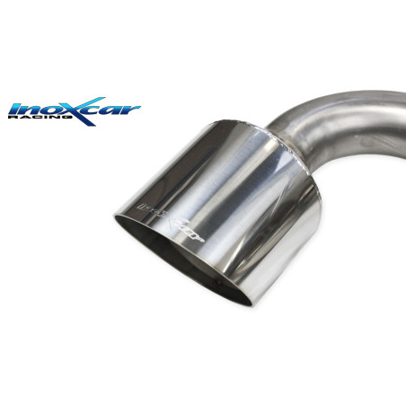 Tubo centrale diretto+ Adattatore e Posteriore 2 silenziatori con uscita diam. 114 RACING DX SX TOYO