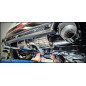Tubo centrale diretto+ Adattatore e Posteriore 2 silenziatori con uscita diam. 114 RACING DX SX TOYO