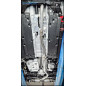 Tubo centrale diretto+ Adattatore e Posteriore 2 silenziatori con uscita diam. 114 RACING DX SX TOYO
