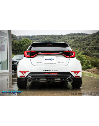 Tubo centrale diretto+ Adattatore e Posteriore 2 silenziatori con uscita diam. 114 RACING DX SX TOYO