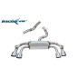 Tubo centrale diretto e Posteriore con uscita 2 x diam. 114 RACING DX SX Valvole – 2023 Volkswagen