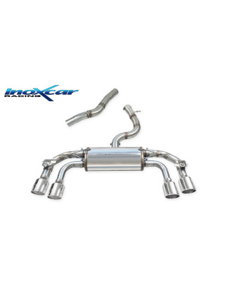 Tubo centrale diretto e Posteriore con uscita 2 x diam. 110 X-RACE DX SX Valvole – 2023 Volkswagen
