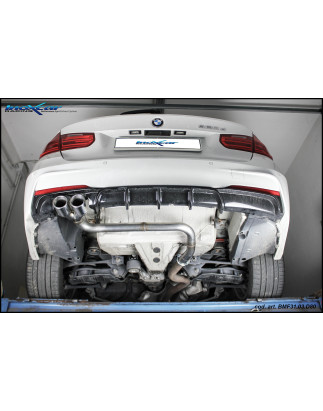 Posteriore senza silenziatore con uscita 2 x diam. 80 BMW F31 320D – 2011-2015 SERIE 3 (Cod. I-BMF