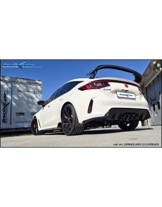 Tubo centrale silenziato e Terminale con uscite centrali 3 x diam. 114 RACING Vavola montaggi – 20