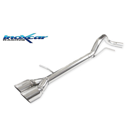 Posteriore senza silenziatore con uscita 2 x diam. 80 RACING AUDI A1 – 2011 S1 (type 8X) (Cod. I-A