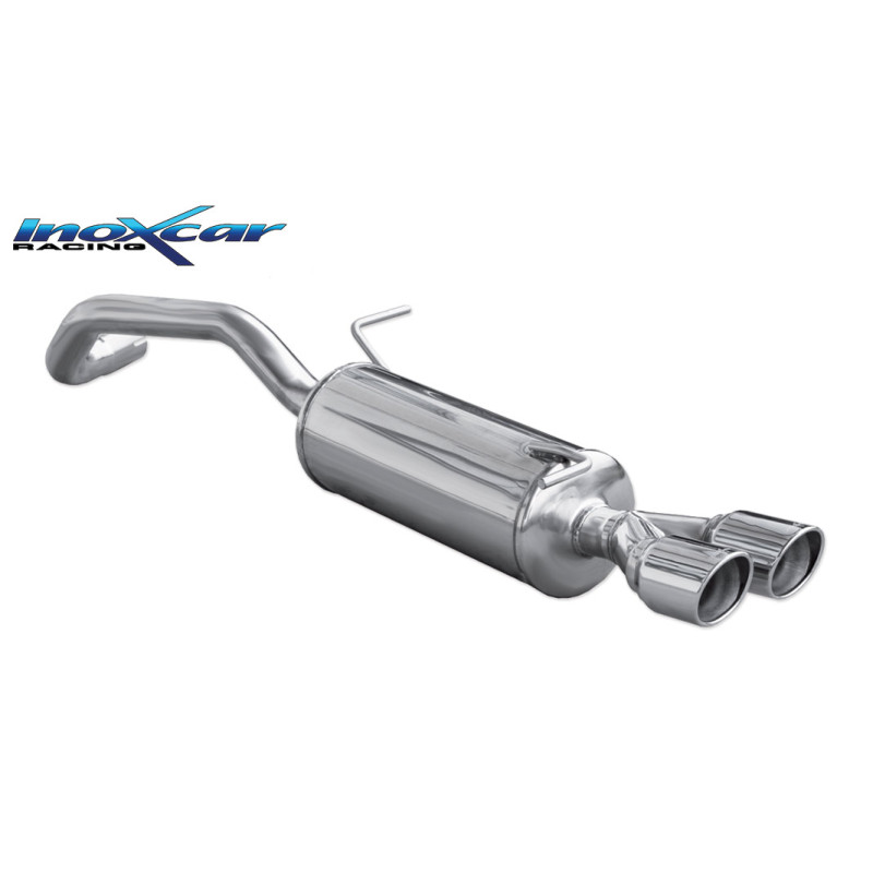 Posteriore con uscita 2 x diam. 80 X-RACE AUDI A1 – 2011 S1 (type 8X) (Cod. I-AUA1.16.XR80)