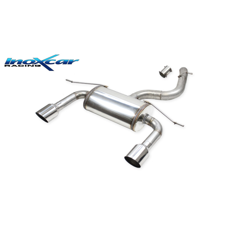 Terminale silenziato con uscita diam. 100 RACING DX SX AUDI TT – 2019 (type 8S) (Cod. I-AUTT.09.10
