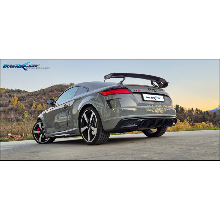 Terminale silenziato con uscita diam. 100 RACING BLACK CERAMIC DX SX AUDI TT – 2019 (type 8S) (Cod