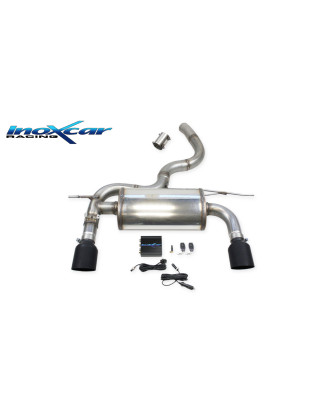 Terminale silenziato con uscita diam. 100 RACING BLACK CERAMIC DX SX e Valvola motorino – 2019 Aud