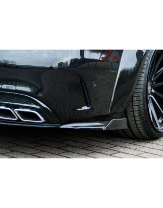 Sottoparaurti posteriore Seite2 pezzi con flaps laterali    MercedesBenz C63 AMG W205  (Cod. IN-INE-