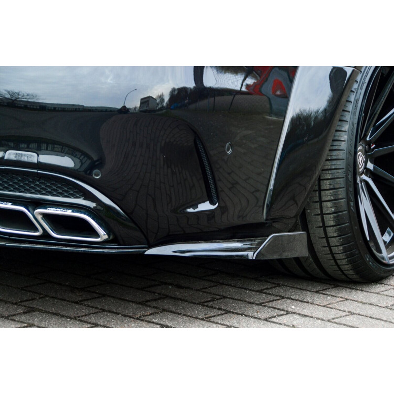 Sottoparaurti posteriore Seite2 pezzi con flaps laterali    MercedesBenz C63 AMG W205  (Cod. IN-INE-
