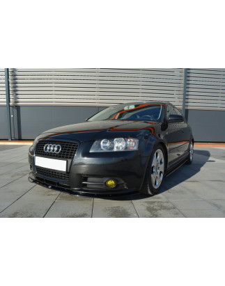 SPLITTER ANTERIORE Audi A3 8P S-Line  (Cod. M-AU-A3-2-SLINE-FD1G)