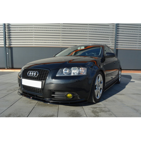 SPLITTER ANTERIORE Audi A3 8P S-Line  (Cod. M-AU-A3-2-SLINE-FD1G)