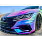 Spoiler paraurti anteriore in abs con flaps laterali VW Arteon R-Line (Cod. IN-INE-040031CCCRL-ABS-2